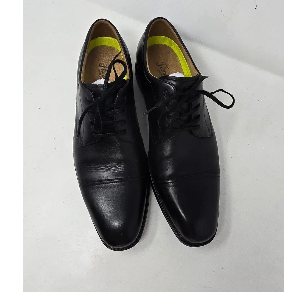 Florsheim‎ center cap toe oxford shoes men 10 black academia career office